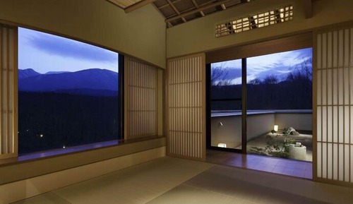 Suite, vue montagne (Mt. Zao)