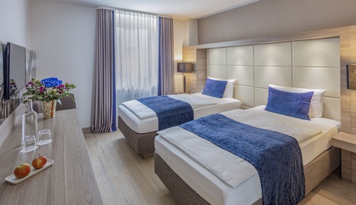 Chambre avec lits jumeaux