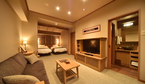 Chambre avec lits jumeaux, non-fumeurs, vue fleuve