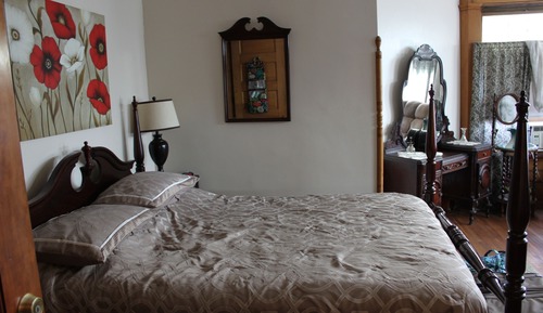Chambre, 1 grand lit, terrasse
