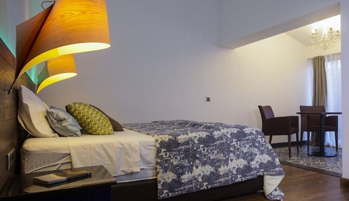 Suite Deluxe, 1 très grand lit, salle de bains privée, vue montagne