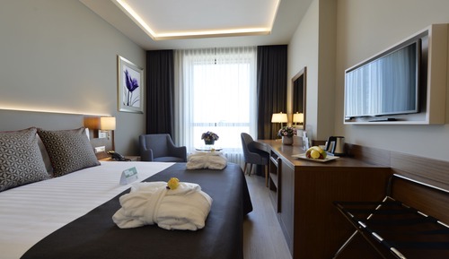 Chambre Standard, 1 grand lit, vue ville