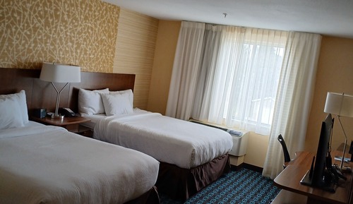 Chambre, 2 grands lits
