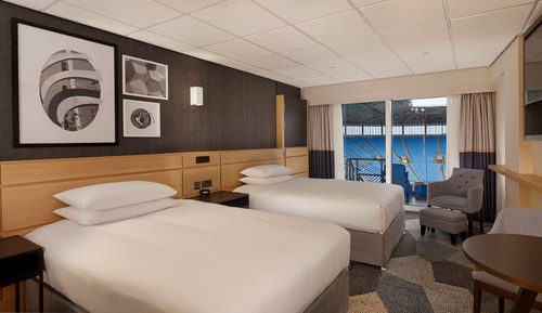 Chambre avec lits jumeaux