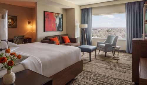 Chambre Deluxe, 1 très grand lit et 1 canapé-lit
