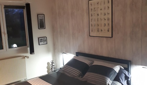 Chambre Double, salle de bains privée, vue jardin