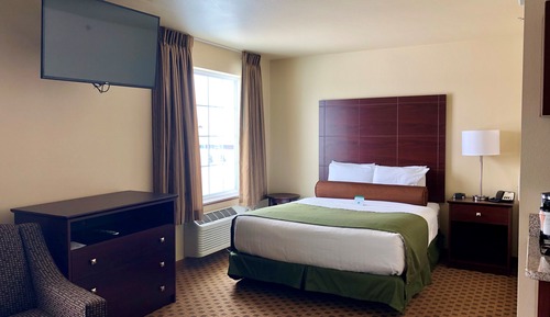 Suite Studio, 1 grand lit et 1 canapé-lit, accessible aux personnes à mobilité réduite, non-fumeurs