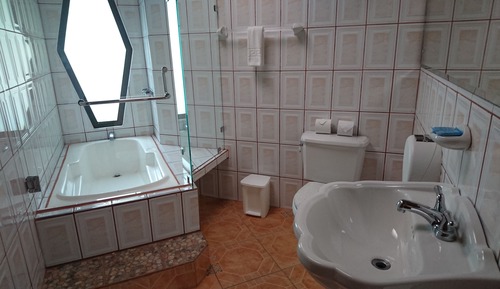 Chambre Double Supérieure, 2 lits doubles, vue montagne