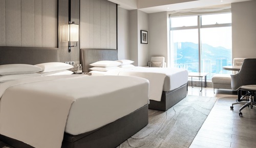 Chambre Exécutive, 2 lits doubles, vue montagne