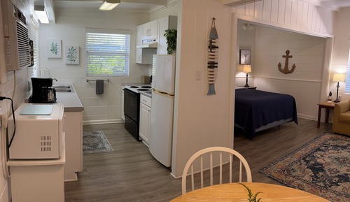Cottage Standard, 1 grand lit et 1 canapé-lit, cuisine