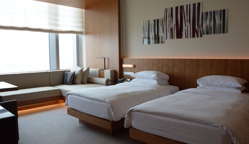 Chambre, 2 lits une place