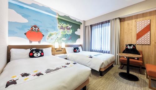 Chambre Standard avec lits jumeaux, non-fumeurs (Kuma Bear Room)