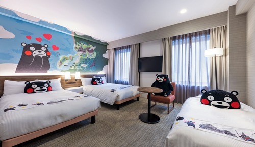 Chambre Standard, non-fumeurs (Kuma Bear Room with Sofa bed)