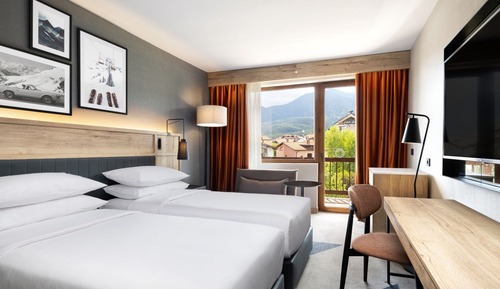 Chambre Deluxe, 1 lit double, balcon
