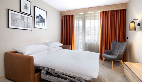 Suite Studio, 1 très grand lit et 1 canapé-lit