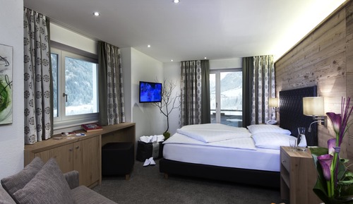 Chambre Double Confort, balcon, vue montagne