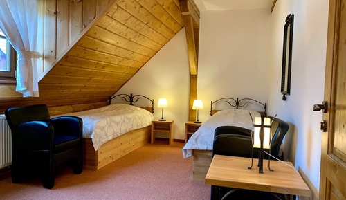 Chambre Double Confort, 2 lits une place