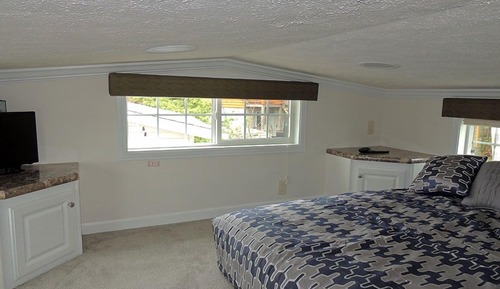 Mobile Home Familial, 1 chambre, vue partielle sur le lac