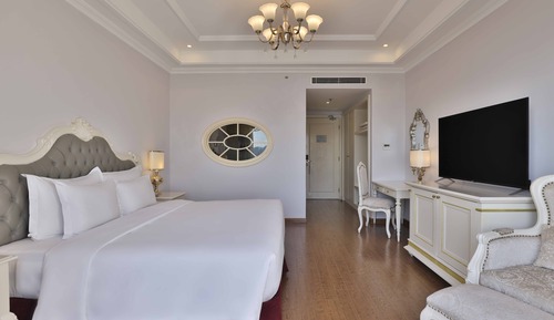 Chambre Deluxe, 1 très grand lit, vue océan