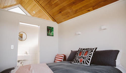 Chambre Double Deluxe, baignoire (Rabbit Island Huts)