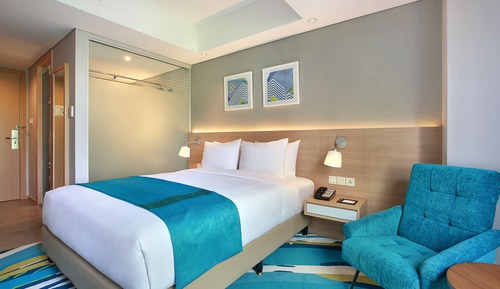 Chambre Standard, 1 grand lit, vue ville