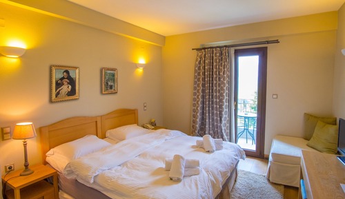 Chambre Double ou avec lits jumeaux, vue montagne