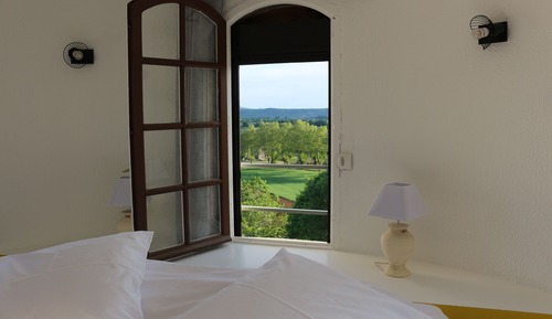 Chambre Élite, 1 grand lit, vue vallée