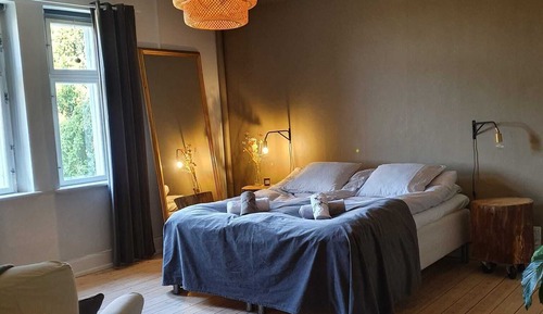 Chambre Double Deluxe, 1 très grand lit, vue parc