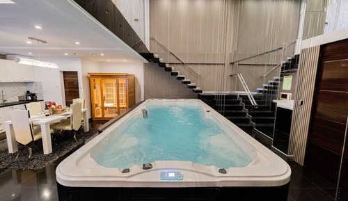 Suite Exécutive, 1 très grand lit, piscine privée
