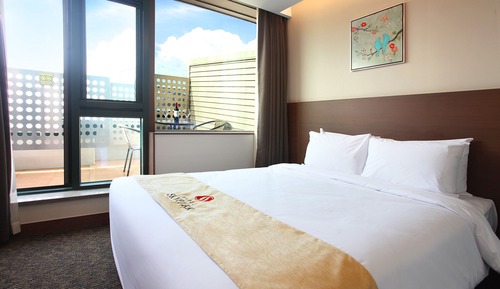 Chambre Double, balcon