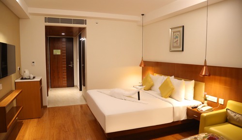 Chambre Double Premium, 1 très grand lit, non-fumeurs, vue ville