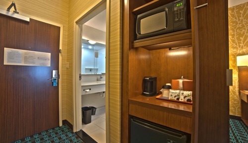 Suite, 1 très grand lit et 1 canapé-lit, non-fumeurs (Mobility/Hearing Access, Roll-In Shwr)