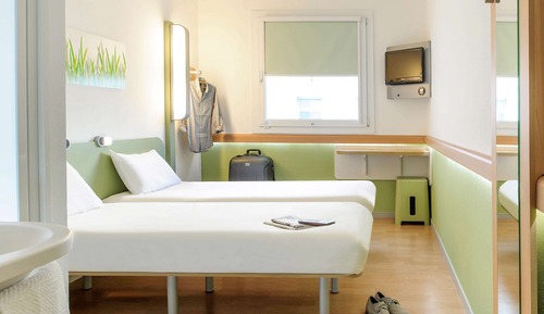 Chambre avec lits jumeaux, 2 lits une place