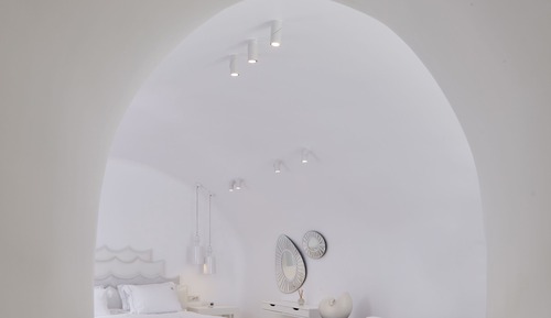 Chambre Double Lune de Miel, vue mer (Outdoor Hot Tub, Caldera View)