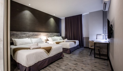Chambre, 2 grands lits (Double)