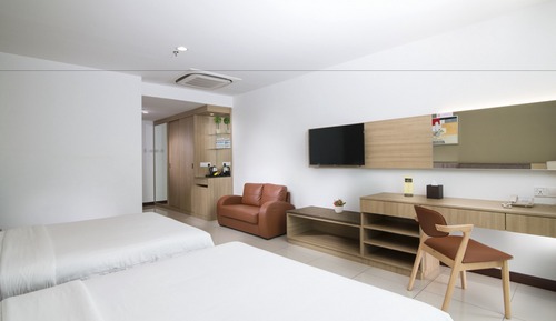 Chambre Quadruple Familiale, 2 grands lits