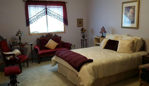 Chambre, 1 très grand lit