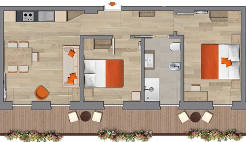 Appartement Standard, 2 chambres