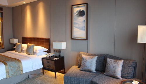 Chambre Signature avec lits jumeaux, vue lac