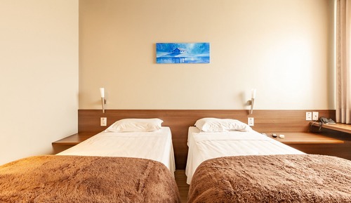 Chambre Deluxe avec lits jumeaux, 2 lits une place
