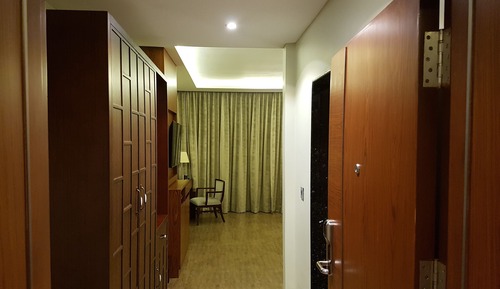 Chambre Exécutive, vue piscine