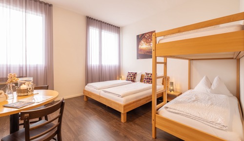 Chambre Quadruple Classique, plusieurs lits, coin cuisine
