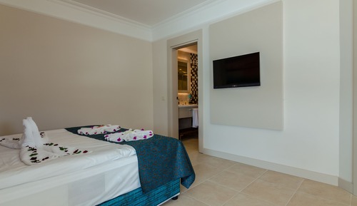 Chambre Standard, vue partielle sur la mer