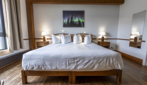 Chambre Signature, 1 très grand lit, vue montagne