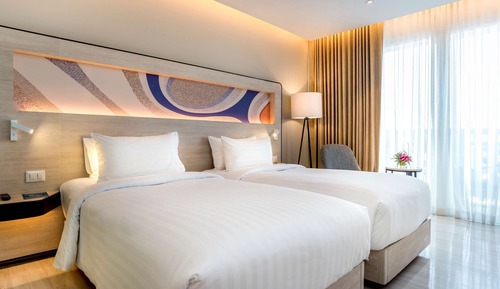 Chambre Exécutive avec lits jumeaux, 2 lits une place