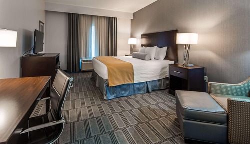 Chambre Standard, 1 très grand lit, accessible aux personnes à mobilité réduite, non-fumeurs