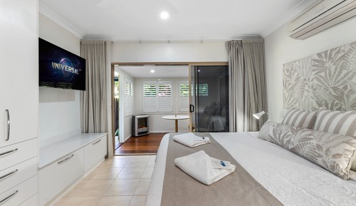 Chambre Luxe, 1 chambre, vue jardin