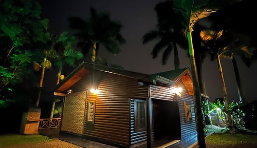 Cabane Standard, 2 chambres, terrasse, vue fleuve (Lapacho)