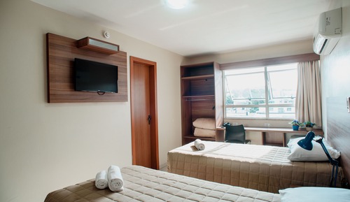 Chambre avec lits jumeaux, 2 lits une place