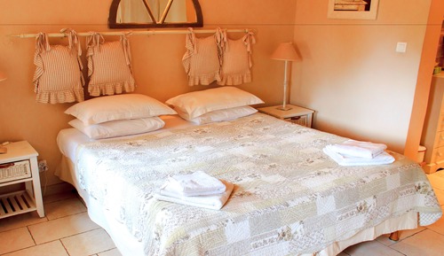 Chambre Double Deluxe, 1 chambre, salle de bains privée, vue jardin